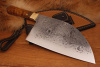 Сербский нож, Bohler К340, рукоять янтарная карельская береза.