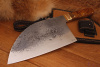 Сербский нож, Bohler К340, рукоять янтарная карельская береза.